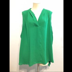 Vince Camuto green blouse